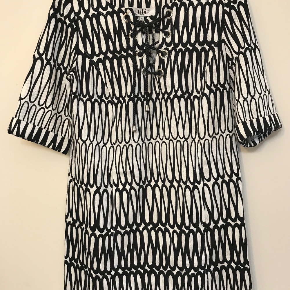 Tibi NWT tunic with laced chest detail (Sz 8)